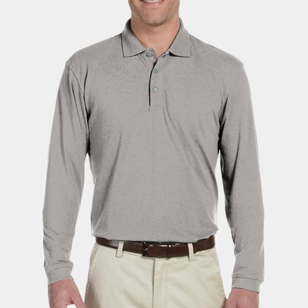 Men's Easy Blend™ Long-Sleeve Polo Thumbnail
