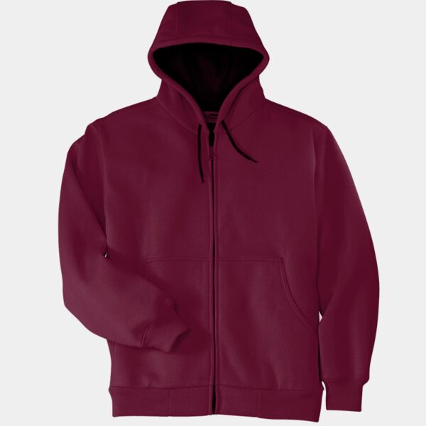 Adult NuBlend® Fleece Full-Zip Hooded Sweatshirt Thumbnail