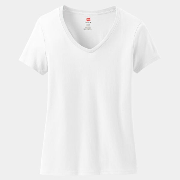 Women's Perfect T Cotton V Neck T Shirt Thumbnail