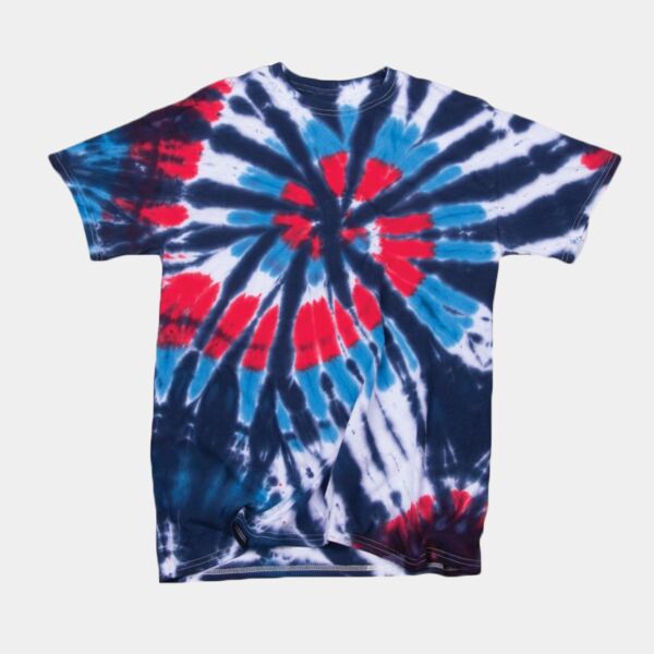 Youth Rainbow Cut-Spiral Tie-Dyed T-Shirt Thumbnail