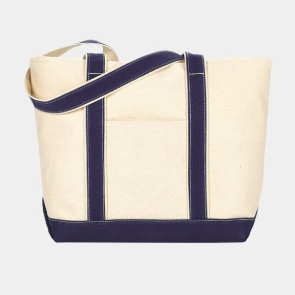 Windward Large Cotton Canvas Classic Resort Tote Thumbnail