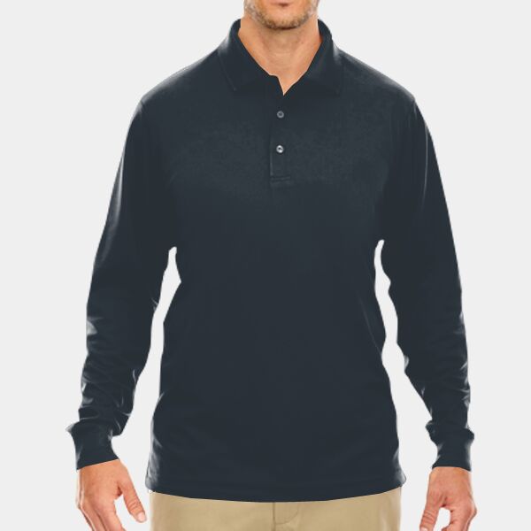 Men's Tall Pinnacle Performance Long-Sleeve Piqué Polo Thumbnail