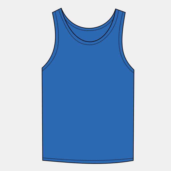 H458 Poly Mesh Athletic Tank Thumbnail