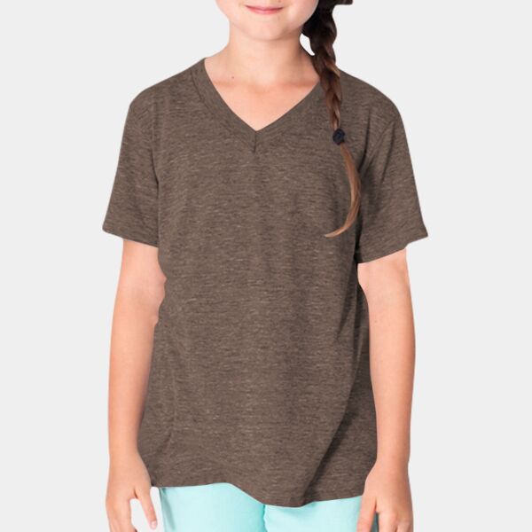 TR156 Toddler Tri-Blend V-Neck T-Shirt Thumbnail