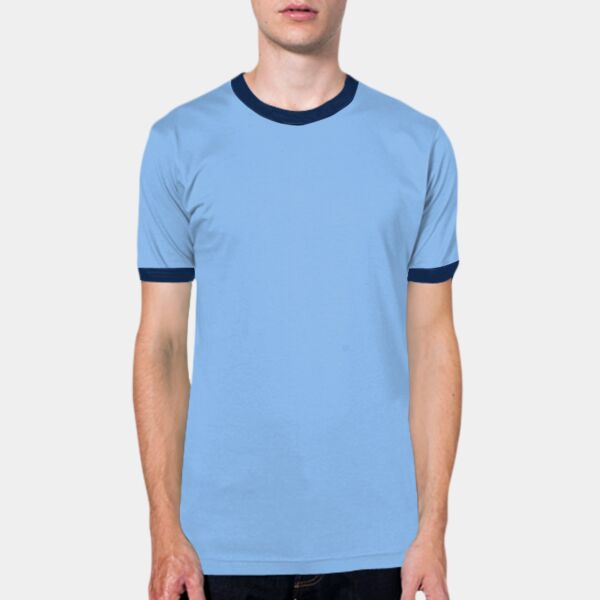 2410 Fine Jersey S/S Ringer T-Shirt Thumbnail