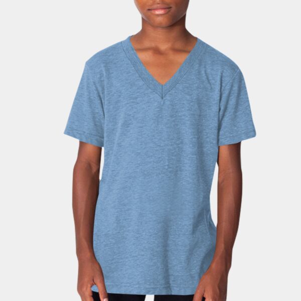 TR256 Youth Tri-Blend V-Neck T-Shirt Thumbnail
