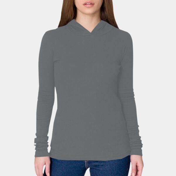 4398 Baby Rib L/S Hoody Thumbnail