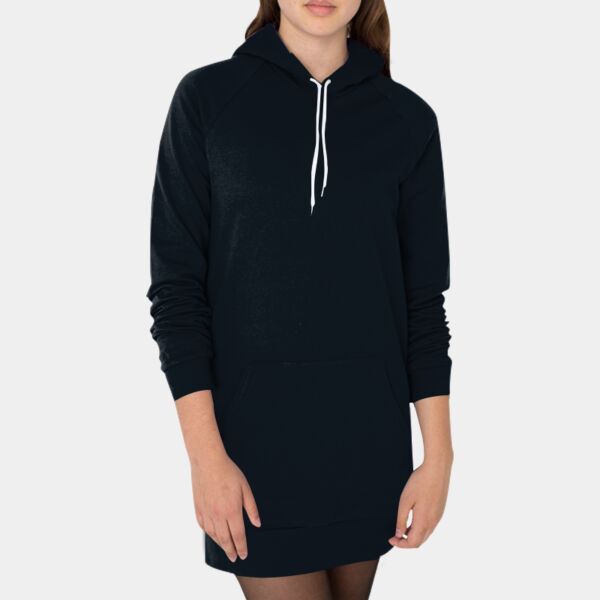 5398 California Fleece Pullover Raglan Hoody Dress Thumbnail