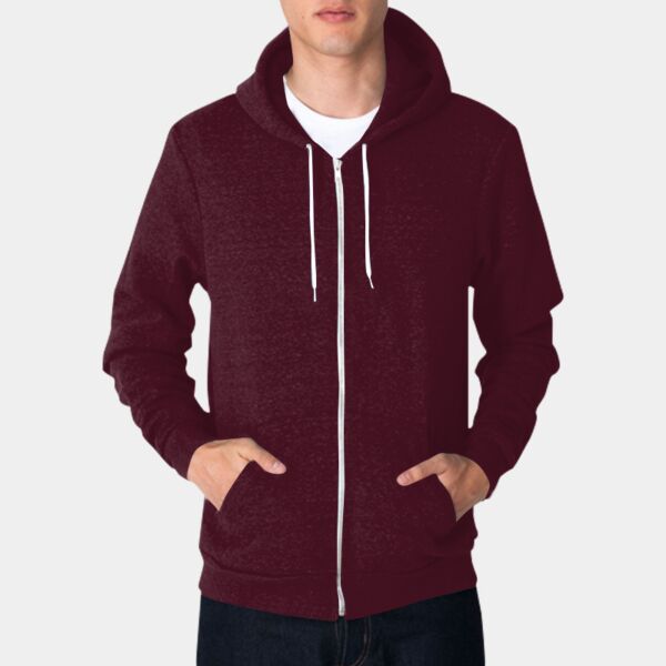 MT497 Salt and Pepper Zip Hoody Thumbnail