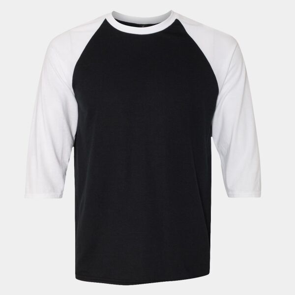 Triblend Raglan Three-Quarter Sleeve T-Shirt Thumbnail