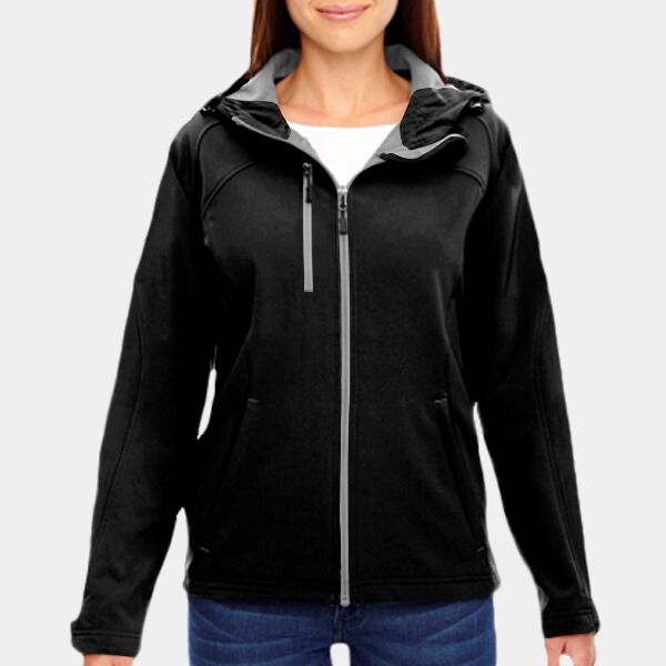 Ladies' Prospect Two-Layer Fleece Bonded Soft Shell Hooded Jacket Thumbnail
