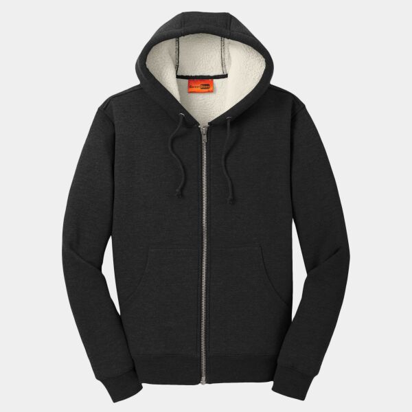 Heavyweight Sherpa Lined Hooded Fleece Jacket Thumbnail