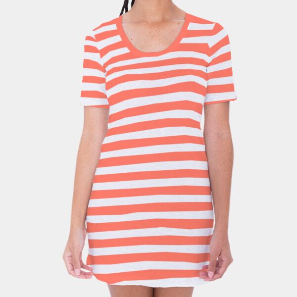 RSA2314 Fine Jersey S/S Crew Neck T-Shirt Dress Thumbnail