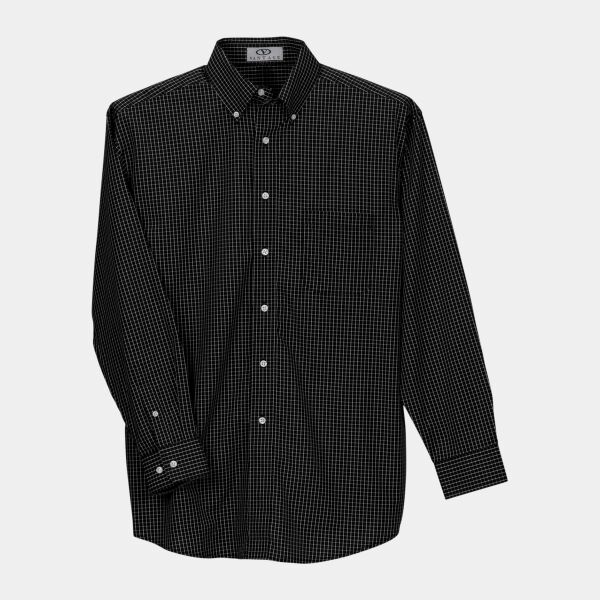 Easy-Care Poplin Box Plaid Shirt Thumbnail