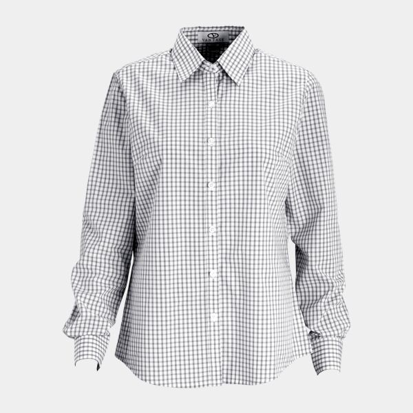Women?s Easy-Care Gingham Check Shirt Thumbnail