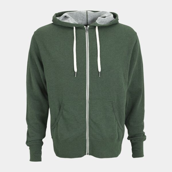 Unisex Heather French Terry Full-Zip Hoodie Thumbnail