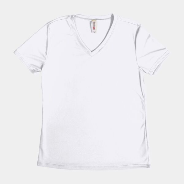 AJ202 Women's V-Neck Tec Tee Thumbnail