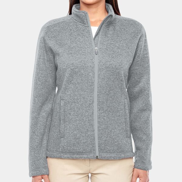 Ladies' Bristol Full-Zip Sweater Fleece Jacket Thumbnail