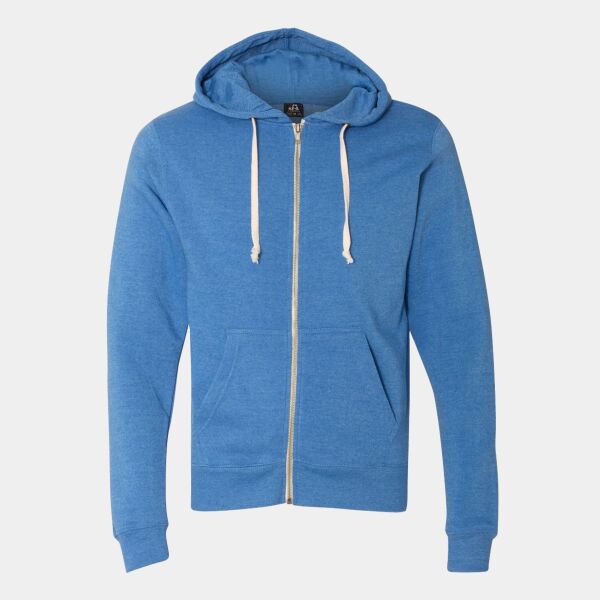 Men's Triblend Full-Zip Hooded Sweatshirt Thumbnail