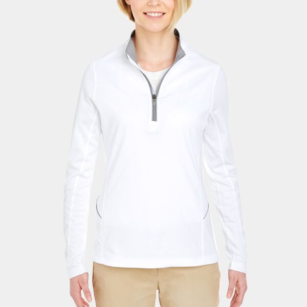 Ladies' Cool & Dry Sport Quarter-Zip Pullover Thumbnail