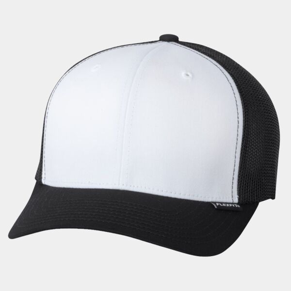 Flexfit Trucker Mesh with White Front Panels Cap Thumbnail