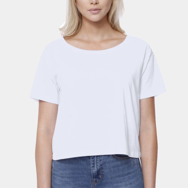 Ladies' Boxy Cotton T-Shirt Thumbnail