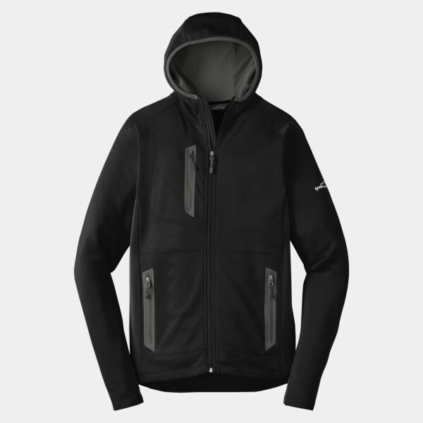Sport Hooded Full Zip Fleece Jacket Thumbnail