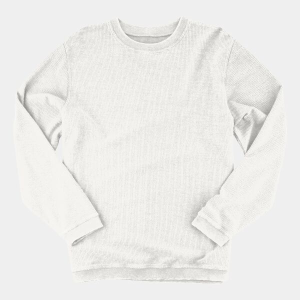 Unisex Corded Crewneck Sweatshirt Thumbnail