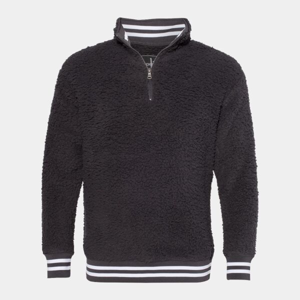 Unisex Varsity Sherpa Quarter-Zip Pullover Thumbnail