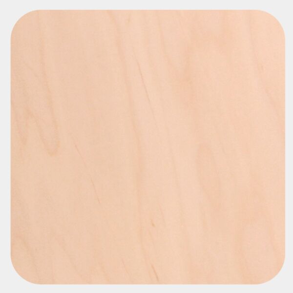 Square Natural Wood Photo Magnet Thumbnail