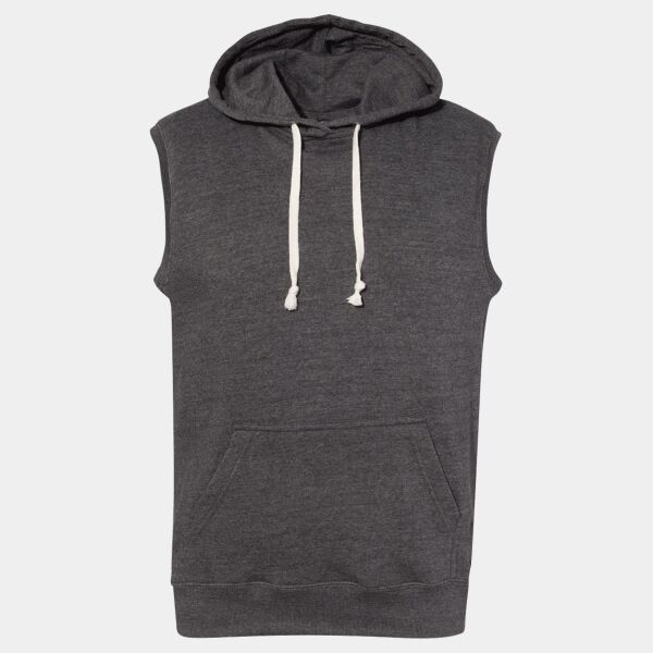 Men's Triblend Sleeveless Hooded Sweatshirt Thumbnail