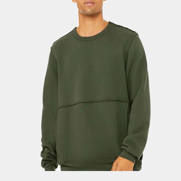 FWD Fashion Raw Seam Crewneck Sweatshirt Thumbnail