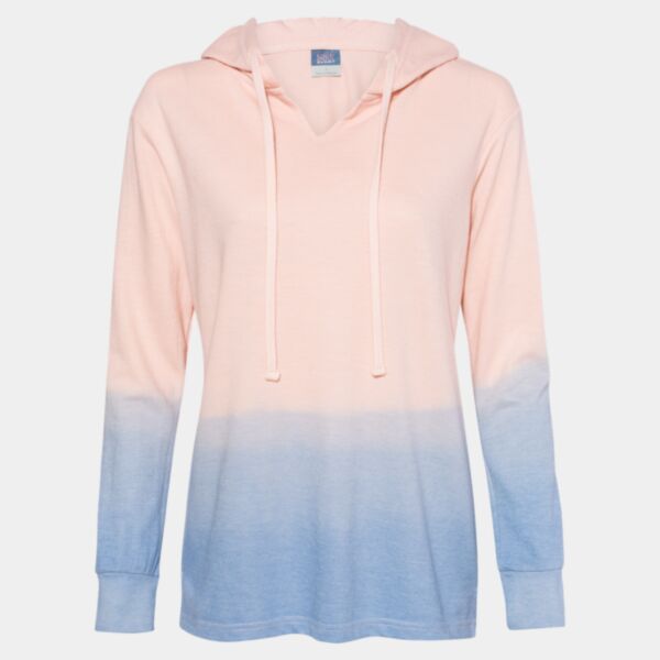 Women's French Terry Ombré Hooded Sweatshirt Thumbnail