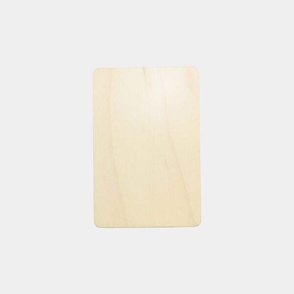 Rectangle Natural Wood Photo Magnet Thumbnail