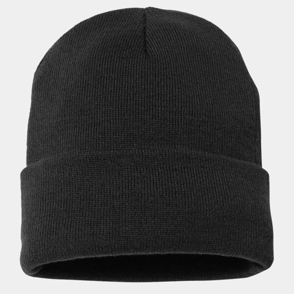 12" Jersey Lined Cuffed Beanie Thumbnail