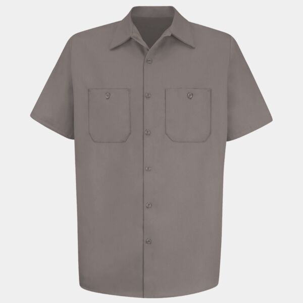 Men's Tall Cotton Short Sleeve Uniform Shirt Thumbnail