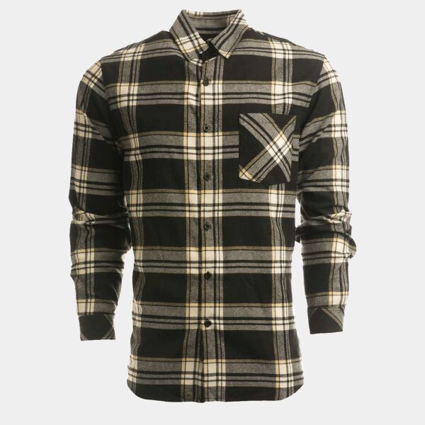 Men's Open Pocket Flannel Shirt Thumbnail