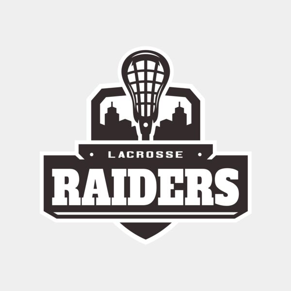 Raiders Lacrosse Logo Template Thumbnail