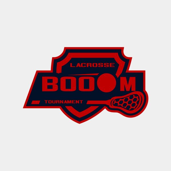 Boom Tournament Lacrosse Logo Template Thumbnail
