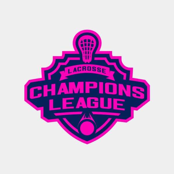 Champions League Lacrosse Team Logo Template Thumbnail