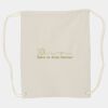 Canvas Drawstring Backpack Thumbnail